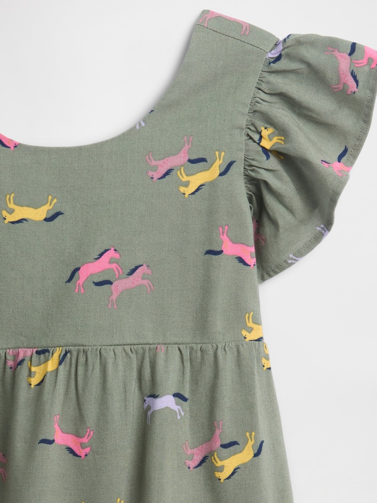 babyGap Flutter Sleeve Tie-Back Dress