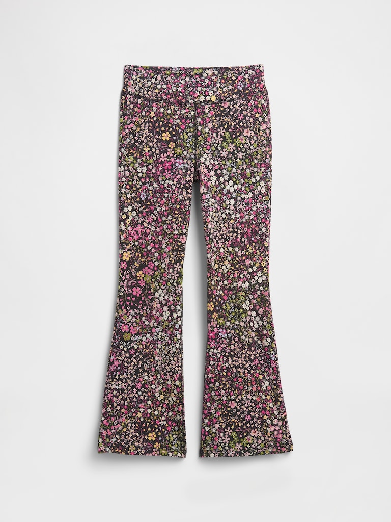 Kids Stretch Jersey Flare Leggings