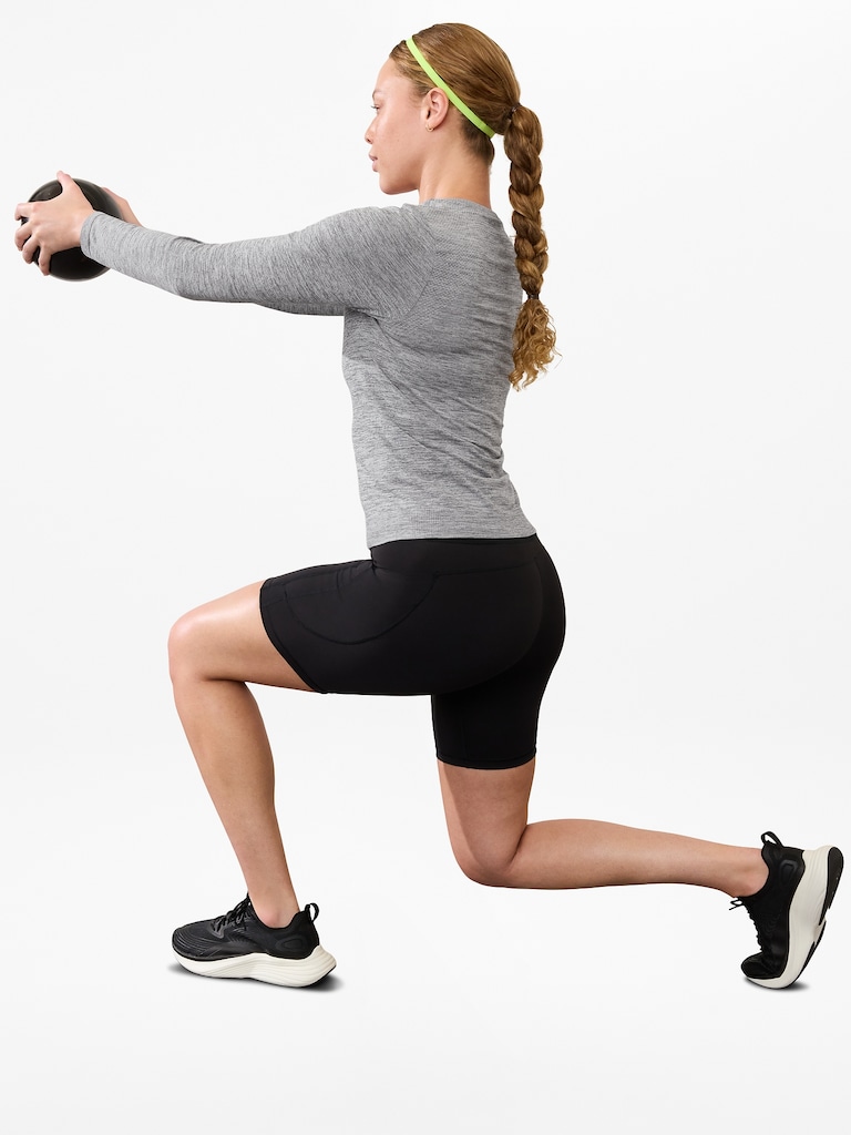 In Motion Seamless Heather Top