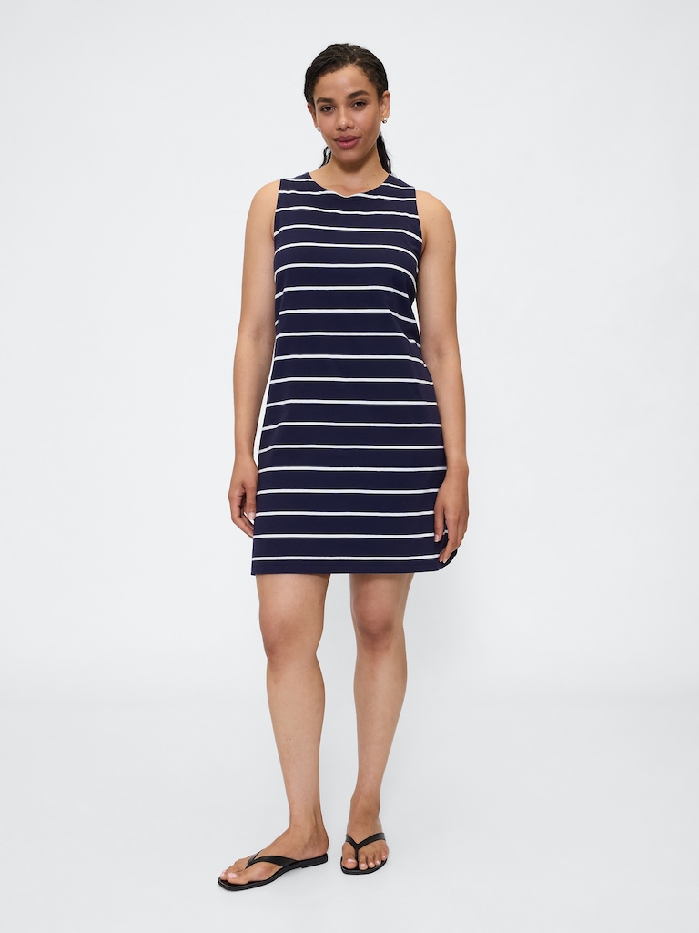Stripe Jersey Mini Dress