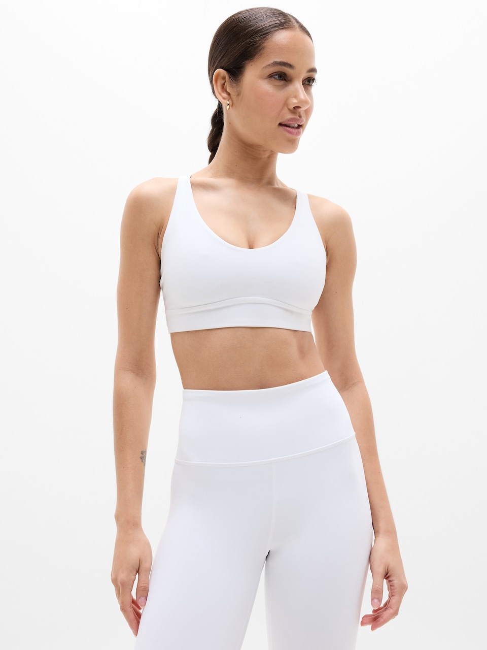 V-Neck Hardware One-Piece Swimsuit