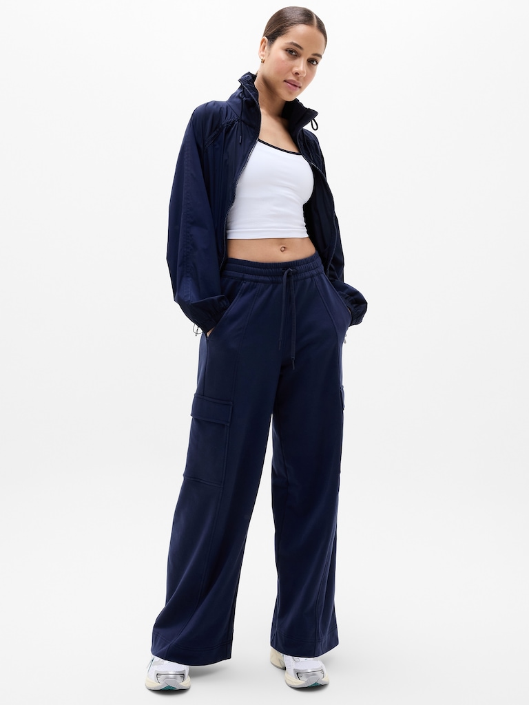 Retroterry High Rise Wide Leg Cargo Pant