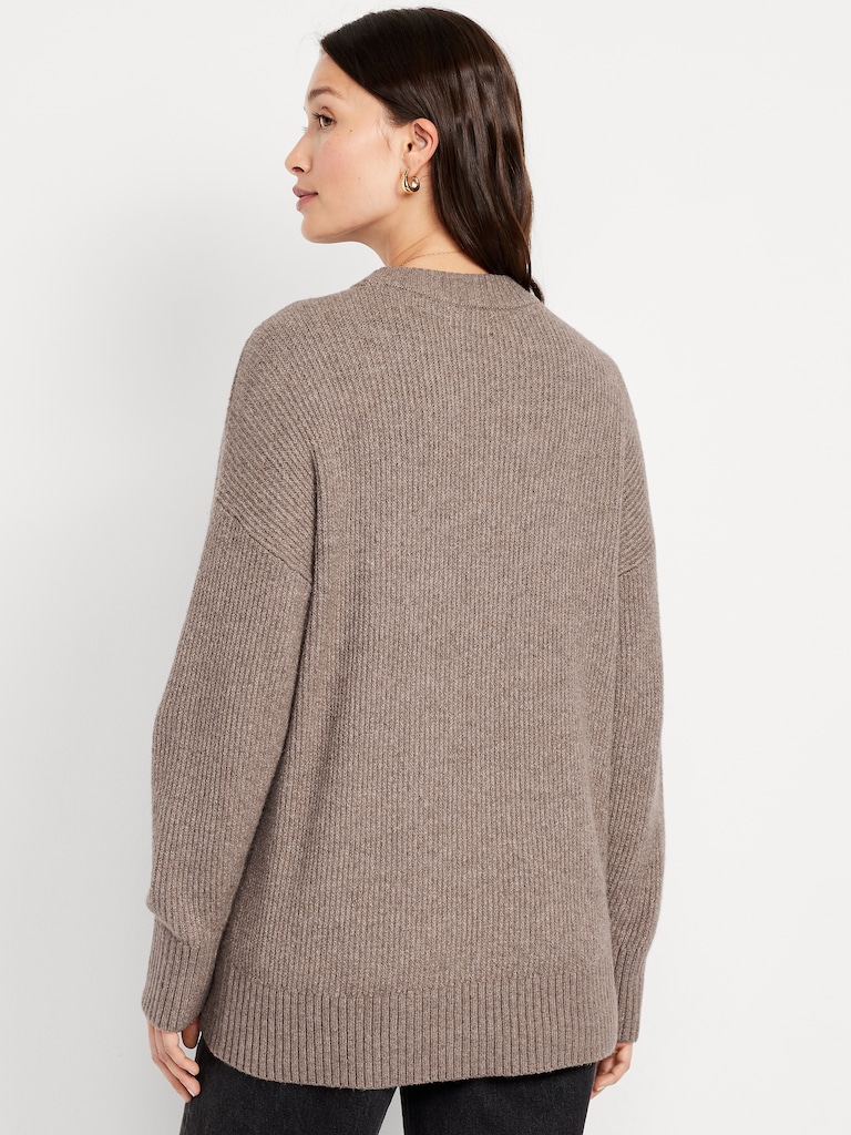 SoSoft Crew-Neck Tunic Sweater