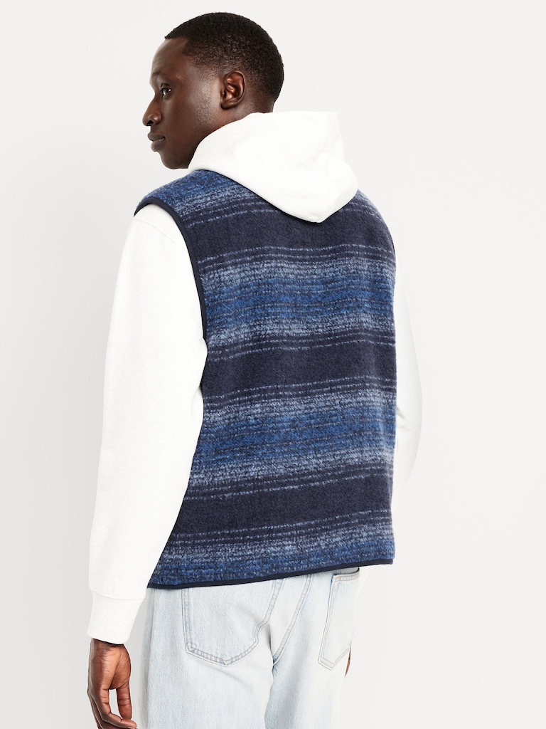 Relaxed Boiled Wool Vest