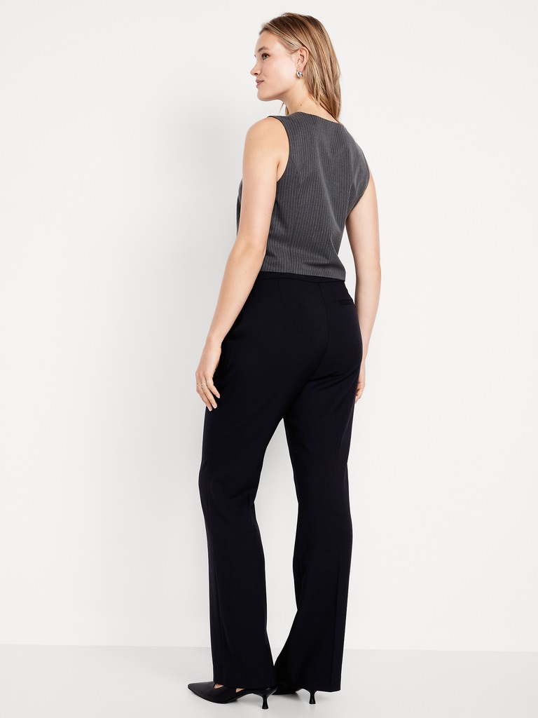Mid-Rise Taylor Boot-Cut Pants