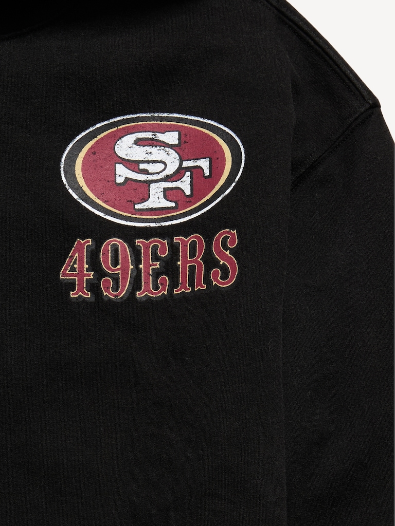 San Francisco 49ers Oversized Pullover Hoodie for Boys