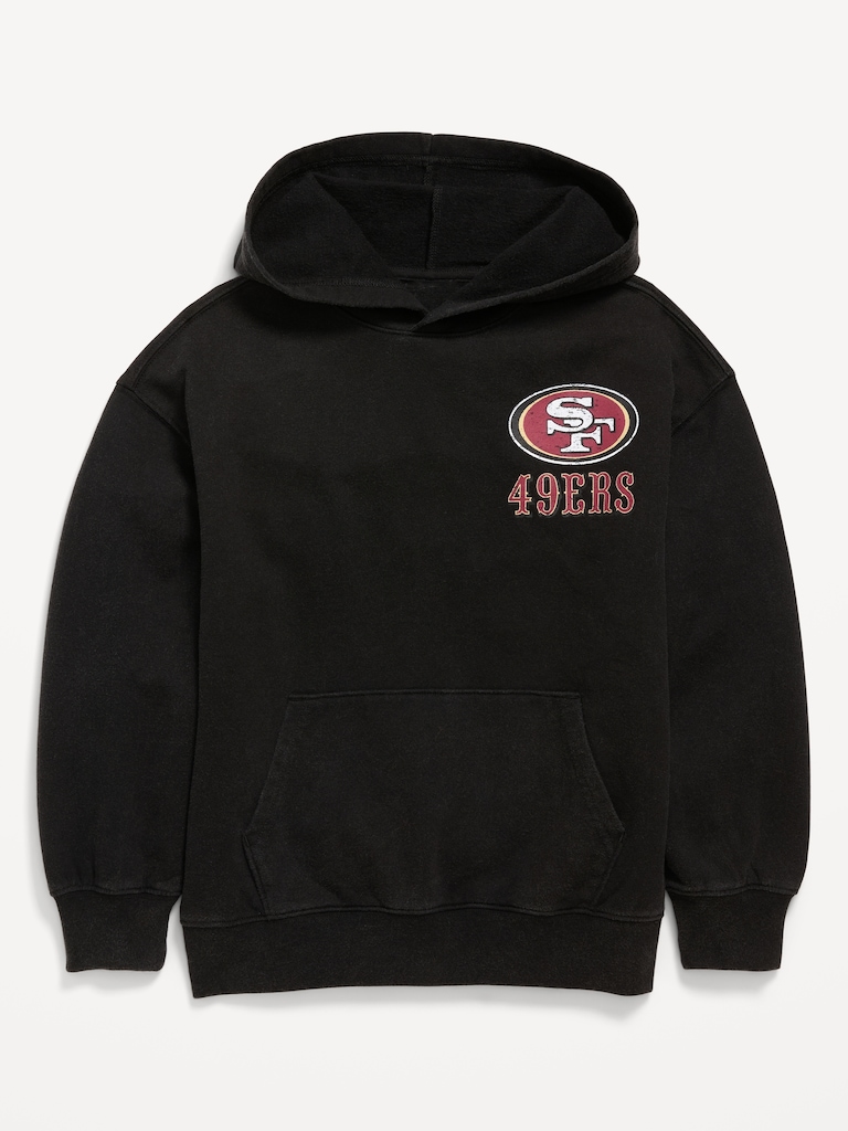 San Francisco 49ers Oversized Pullover Hoodie for Boys