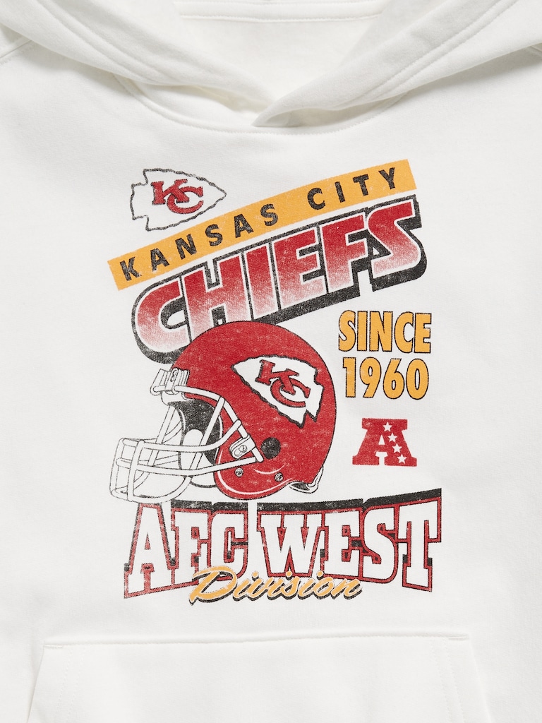 Kansas City Chiefs Oversized Pullover Hoodie for Boys
