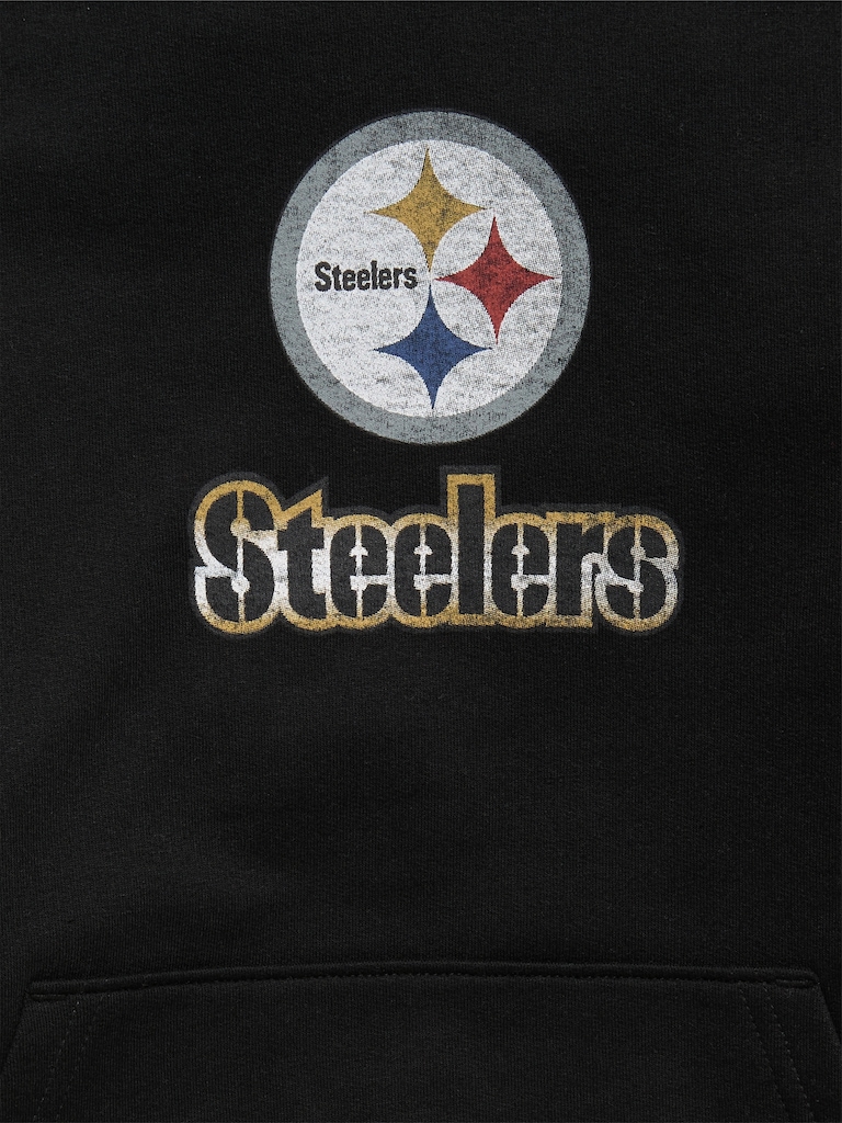 Pittsburgh Steelers Oversized Pullover Hoodie for Boys