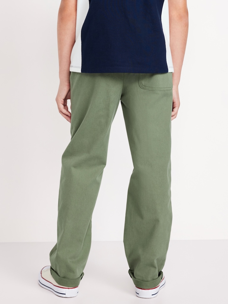 Straight Leg Built-In Flex Pull-On Pants for Boys
