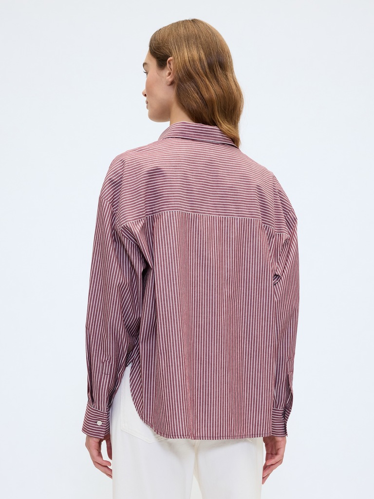 Oversized Shirt in Poplin