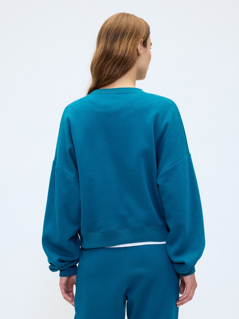 Relaxed Wedge Crewneck Sweatshirt