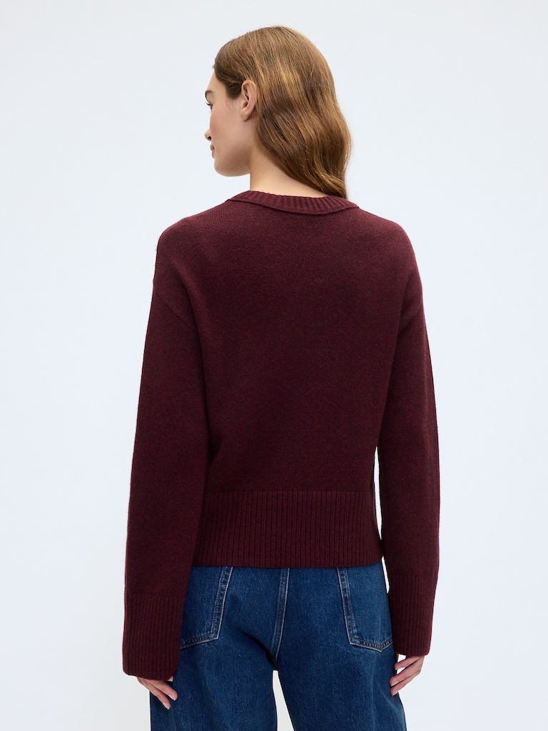 CashSoft Relaxed Crewneck Sweater
