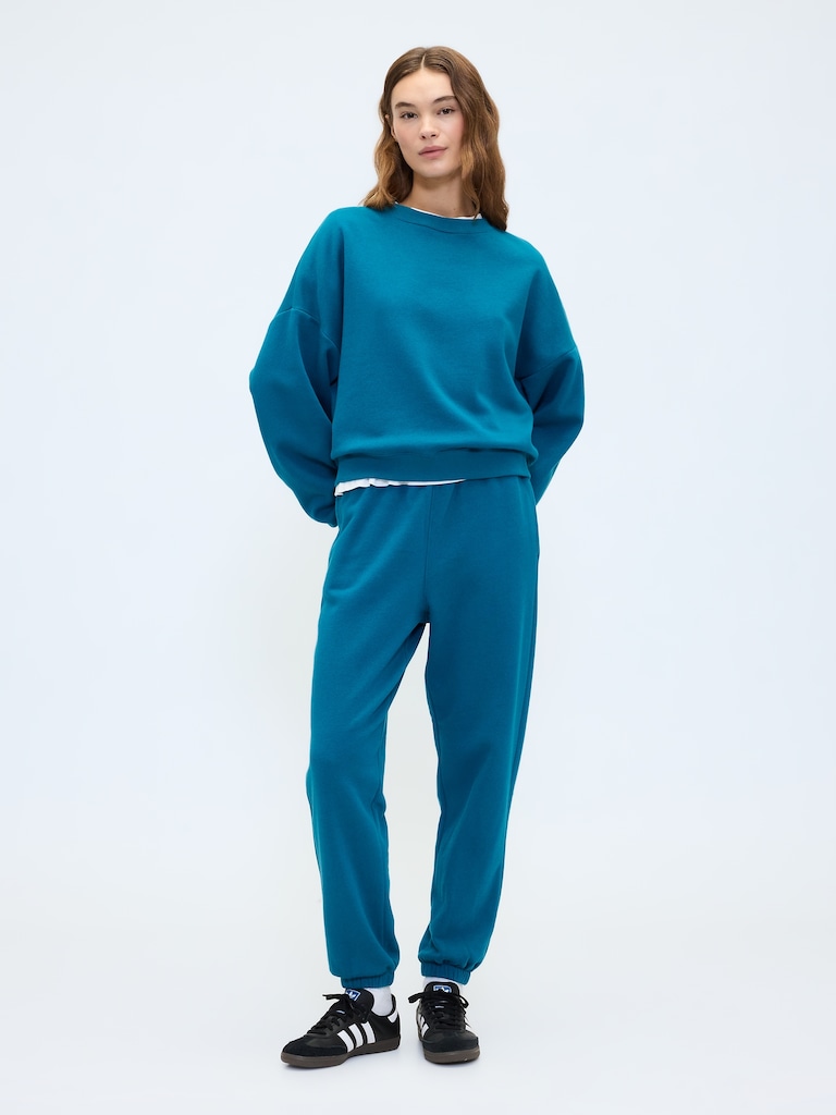 Relaxed Wedge Crewneck Sweatshirt