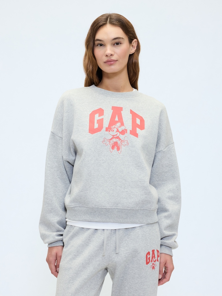 Gap × Disney Minnie Mouse Oversized Logo Sweatshirt
