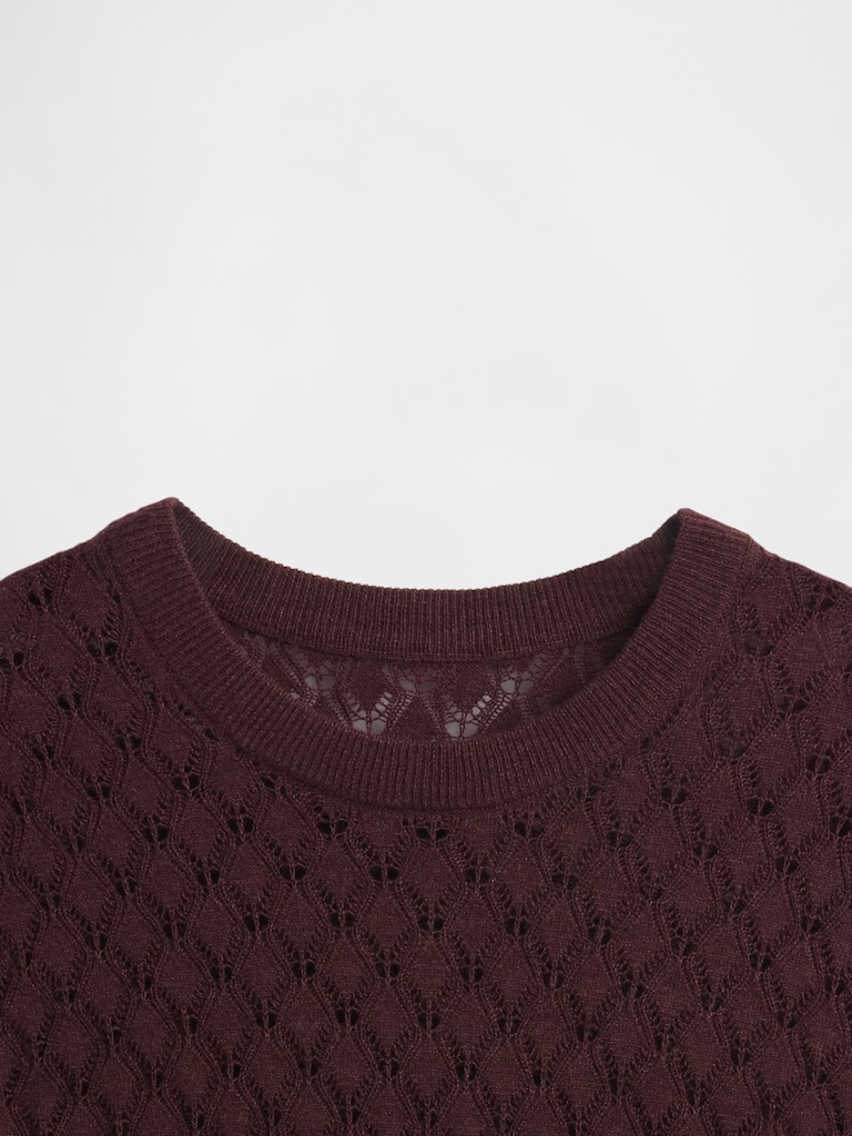 Pointelle Sweater