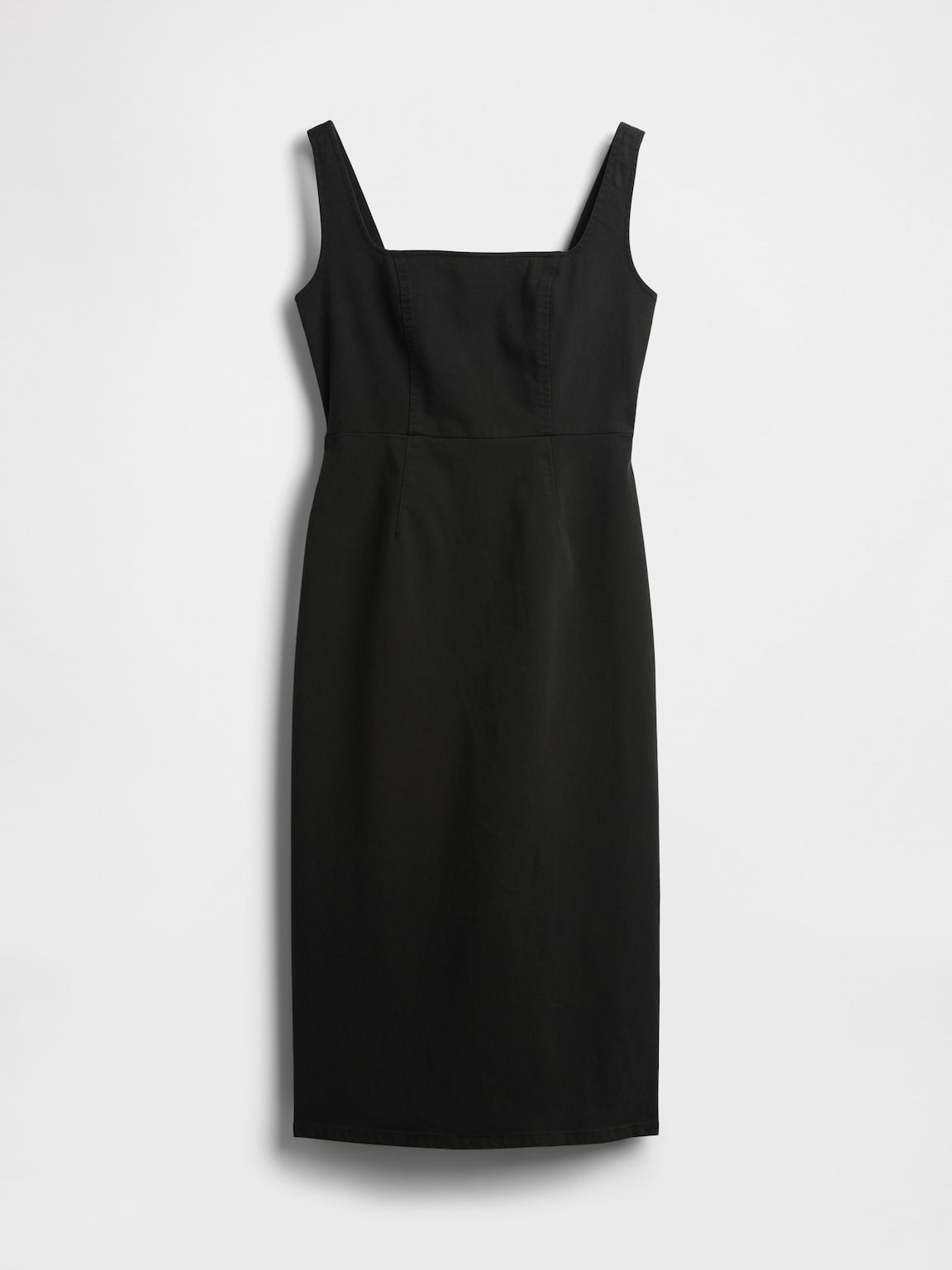 Denim Bodycon Midi Dress