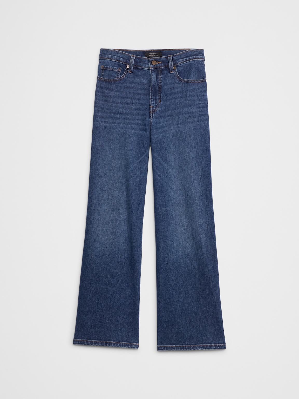 Wide-Leg  High-Rise Jean