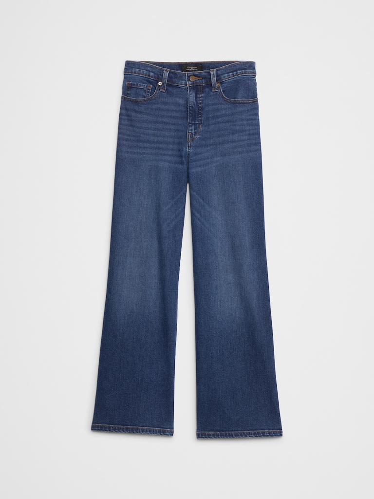 Wide-Leg  High-Rise Jean