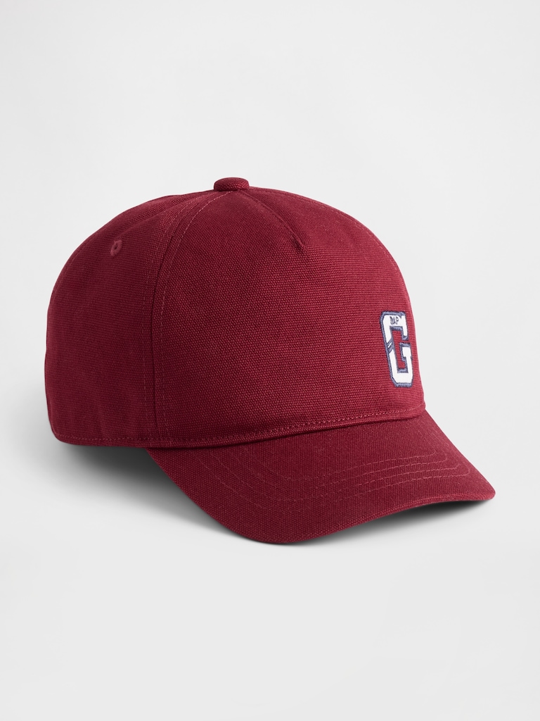 Kids Organic Cotton Logo Baseball Hat