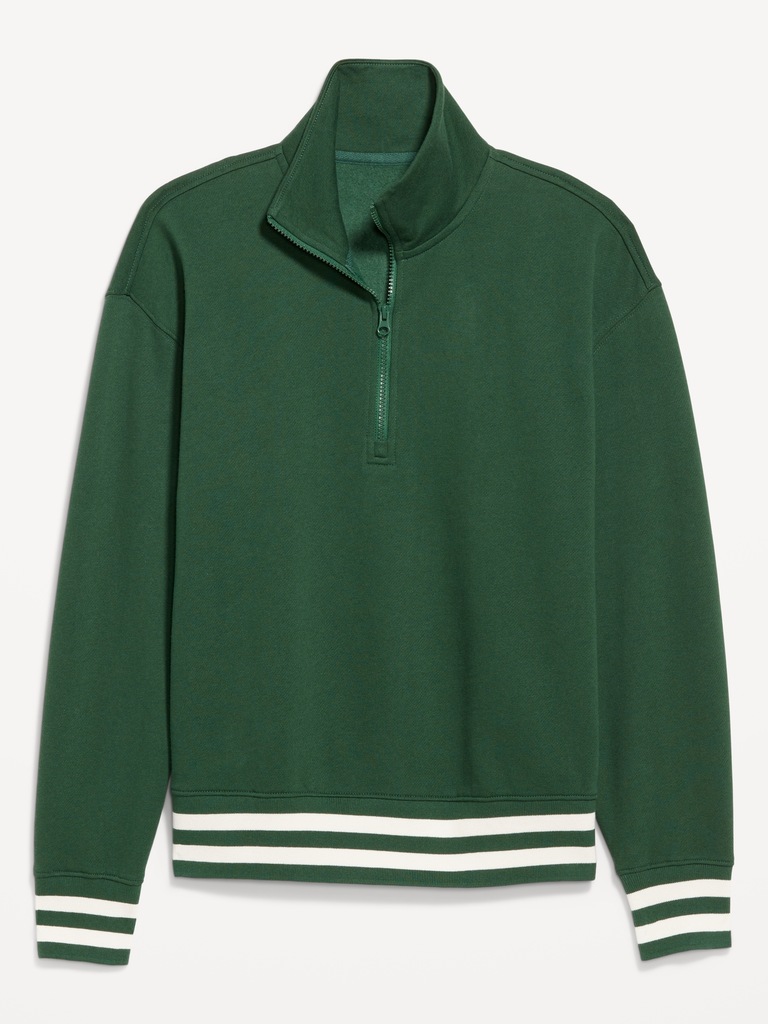 SoComfy Oversized Half-Zip Sweatshirt