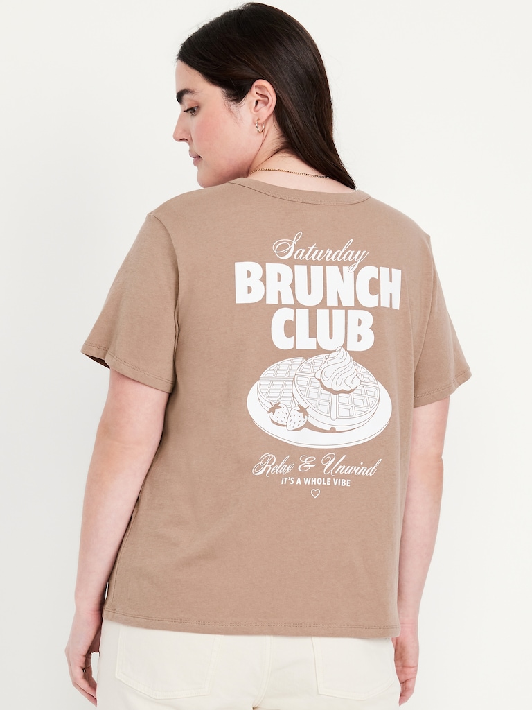 EveryWear Crew-Neck Graphic T-Shirt