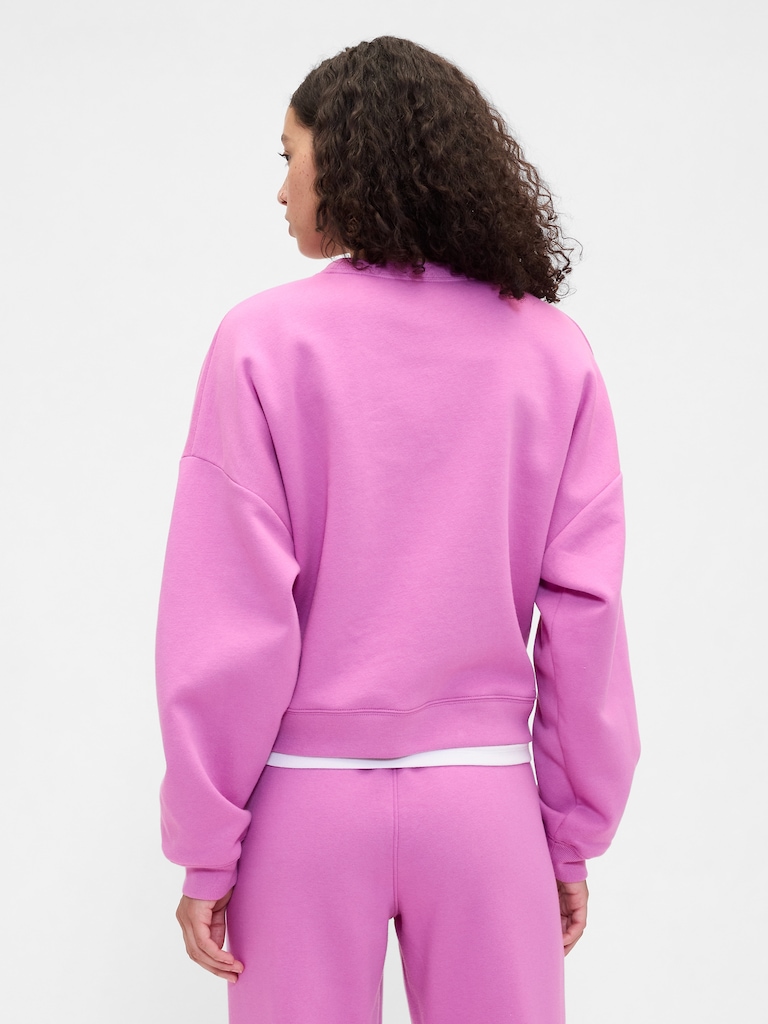 Relaxed Wedge Crewneck Sweatshirt