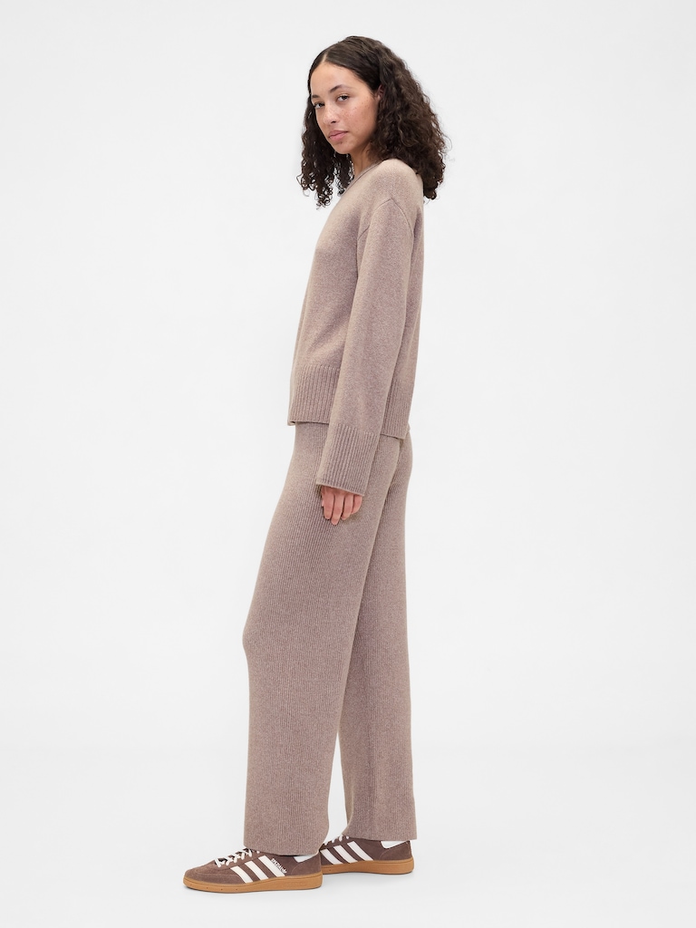 CashSoft Relaxed Ribbed Sweater Pants