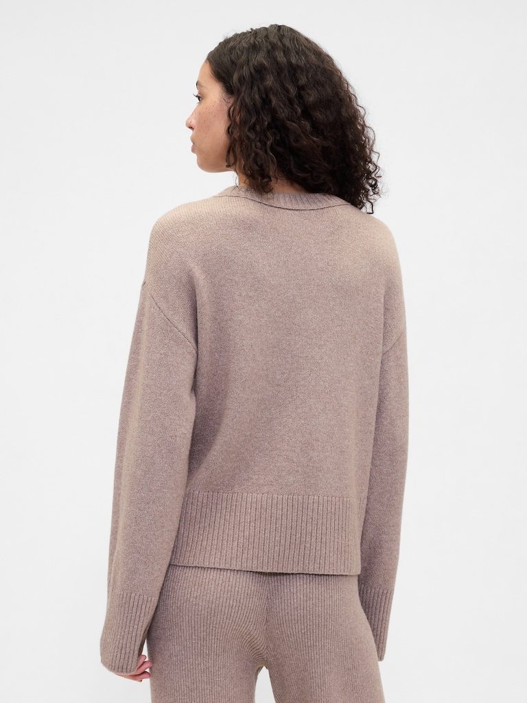 CashSoft Relaxed Crewneck Sweater