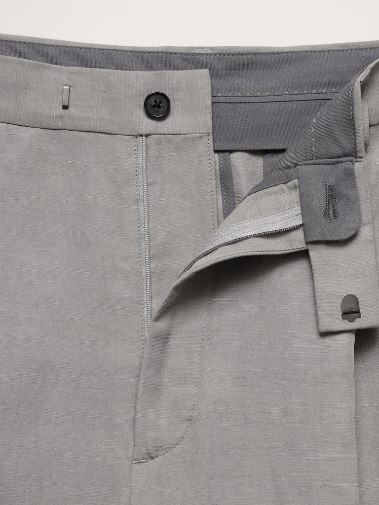 Tencel™-Linen Wide-Leg Suit Pant