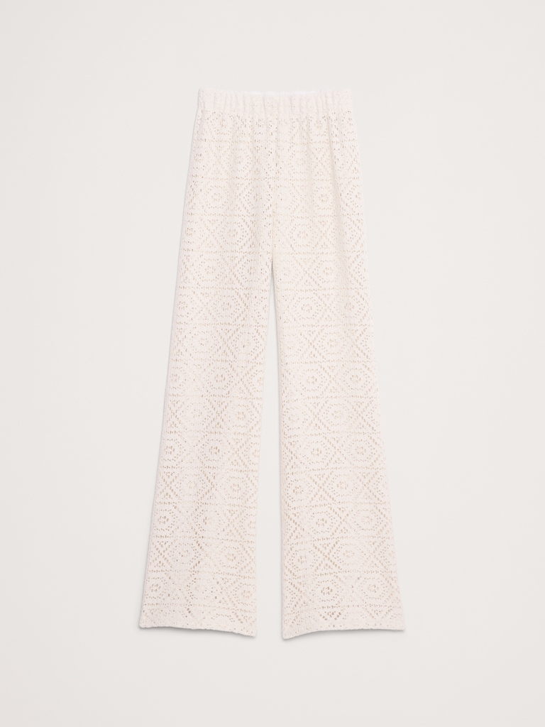 Flared Italian Lace Beach Pant