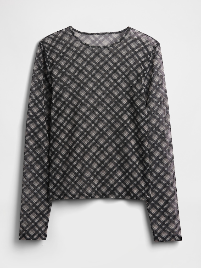 Mesh Crop T-Shirt