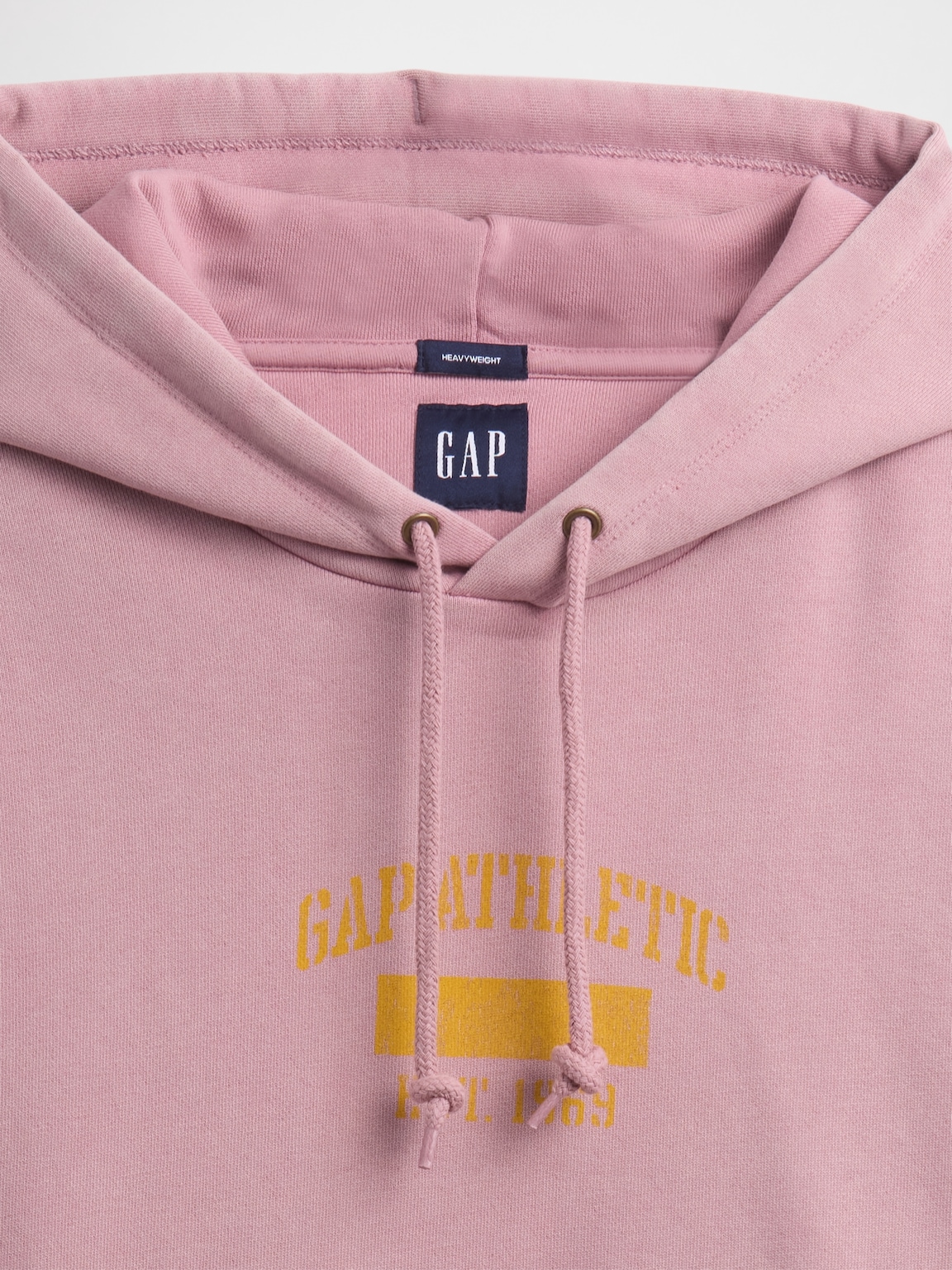 Heavyweight Oversized Logo Crop Hoodie