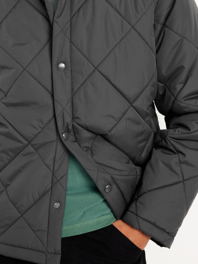 Water-Resistant Quilted Jacket