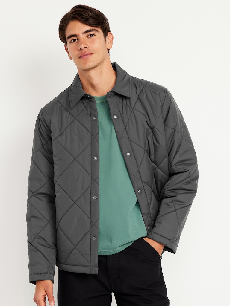 Water-Resistant Quilted Jacket