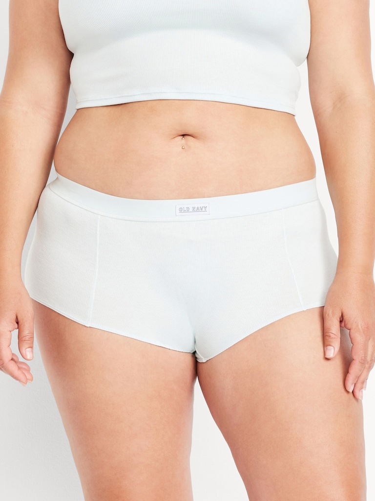 Ribbed Hipster Underwear