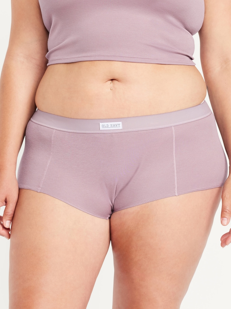 Ribbed Hipster Underwear