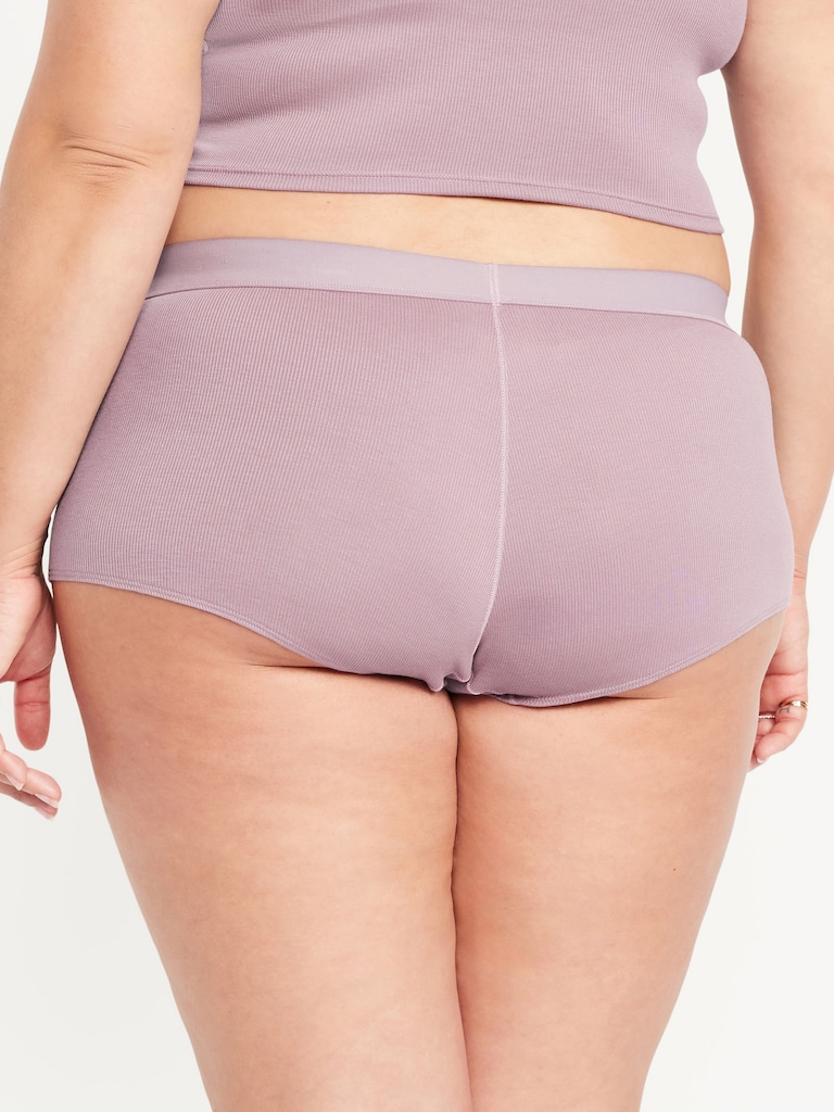 Ribbed Hipster Underwear