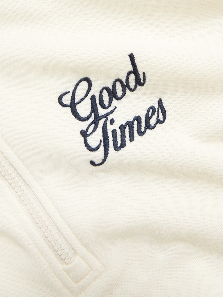 SoComfy Oversized Half-Zip Sweatshirt