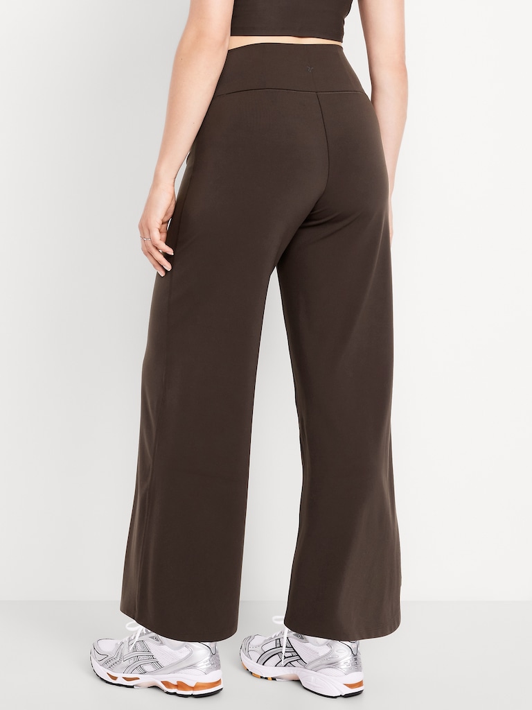 High-Waisted StudioSmooth Wide-Leg Pants