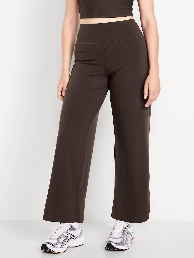 High-Waisted StudioSmooth Wide-Leg Pants