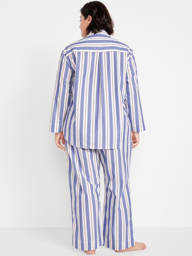 Poplin Pajama Pant Set