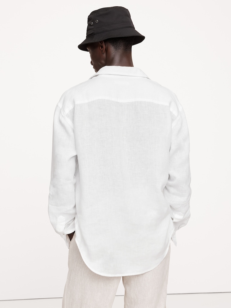 Relaxed-Fit Linen Shirt