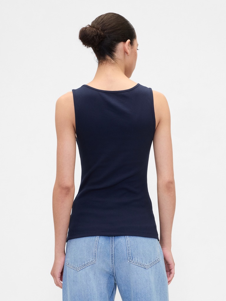Gap Logo Ribbed Tank Top