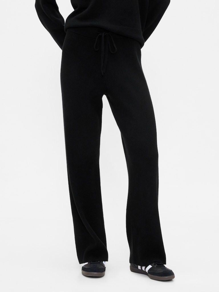 CashSoft Relaxed Ribbed Sweater Pants