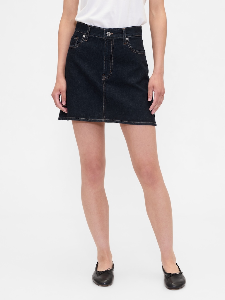 Denim Mini Skirt