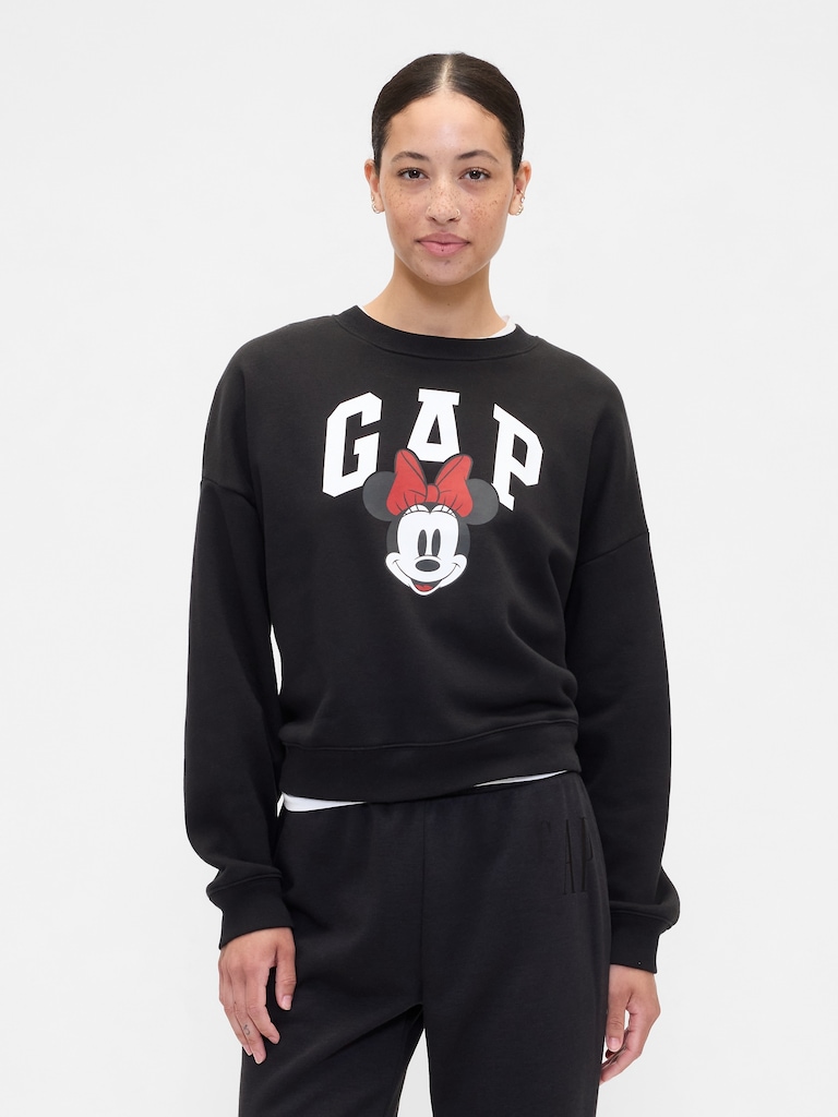 Gap × Disney Minnie Mouse Oversized Logo Sweatshirt