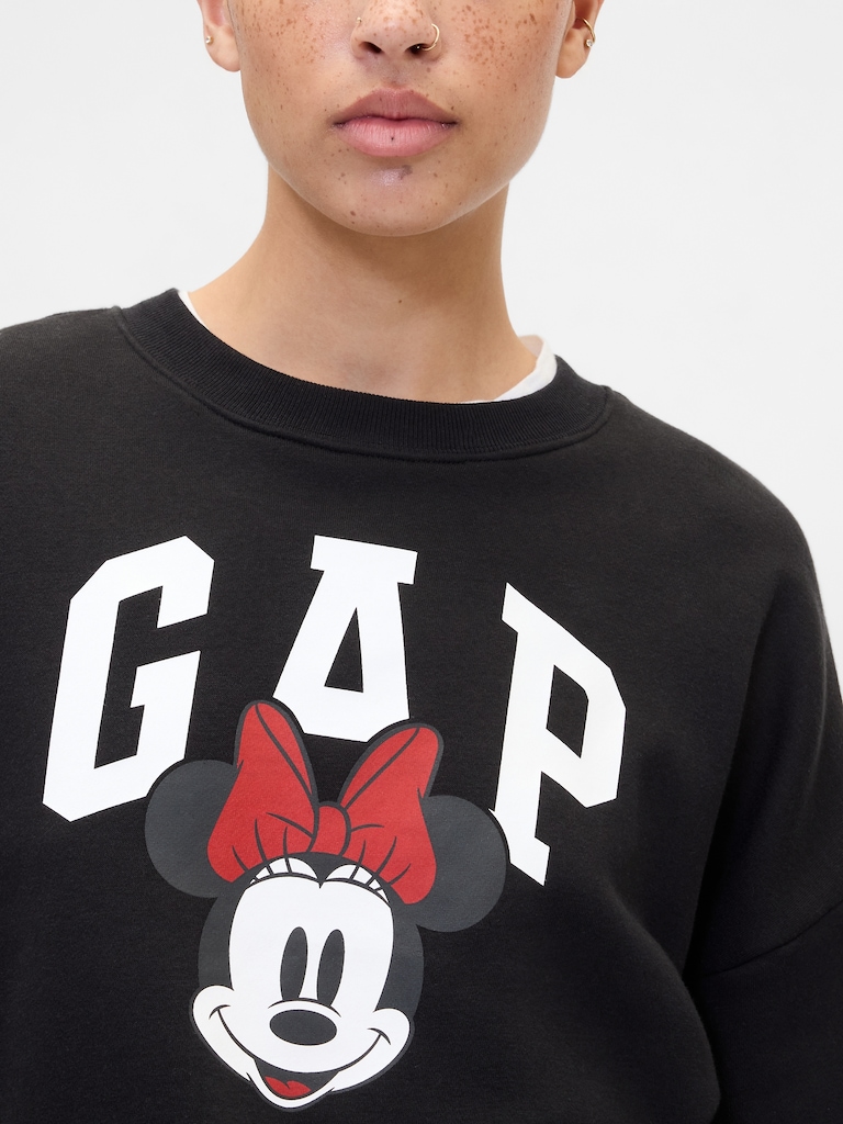 Gap × Disney Minnie Mouse Oversized Logo Sweatshirt