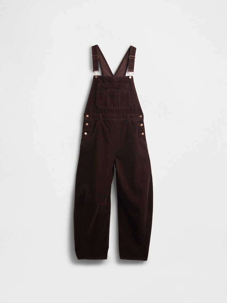 Corduroy Horseshoe Overalls