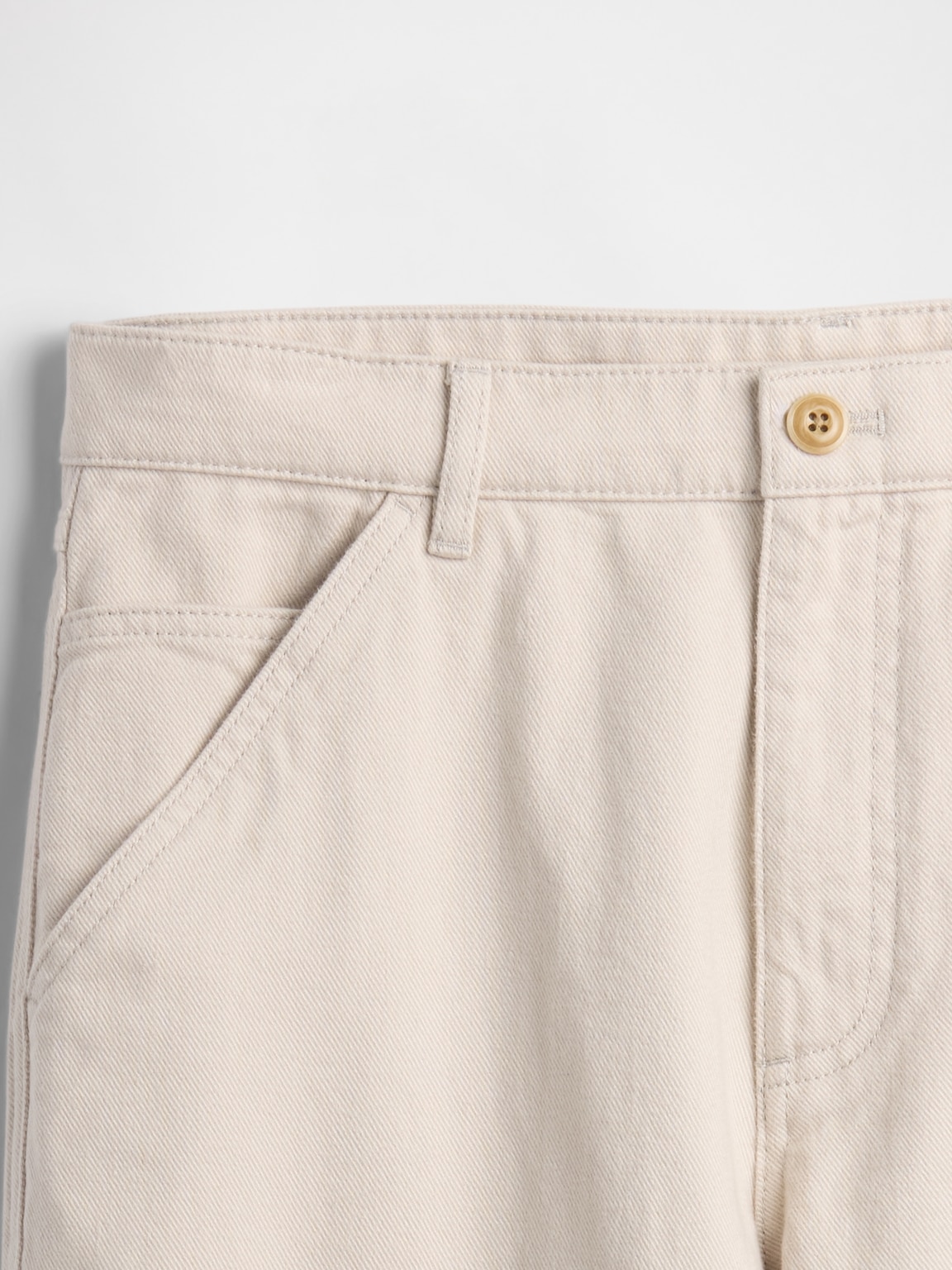 Relaxed Straight Utility Khakis